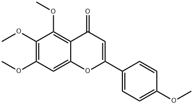 Scutellarein tetramethyl ether Structure